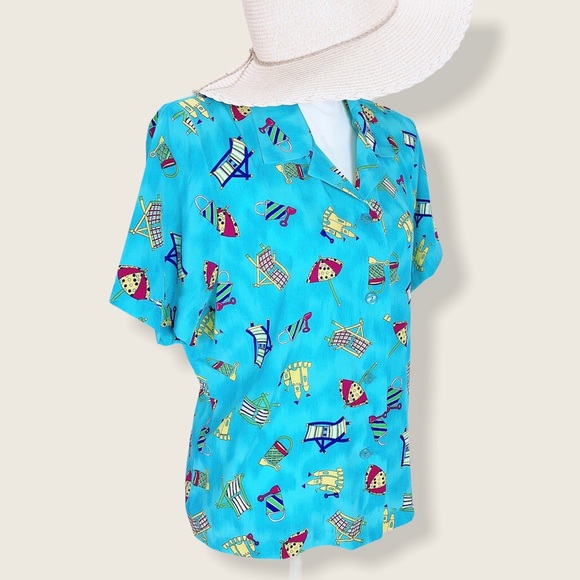 Vintage 90s S.G. Sport Collection Size L Shirt - Picture 2 of 11